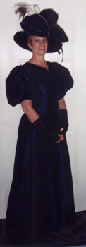 Wendy Jordan in 1890s Ball Gown