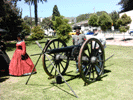 Black powder cannon fired in the honoring